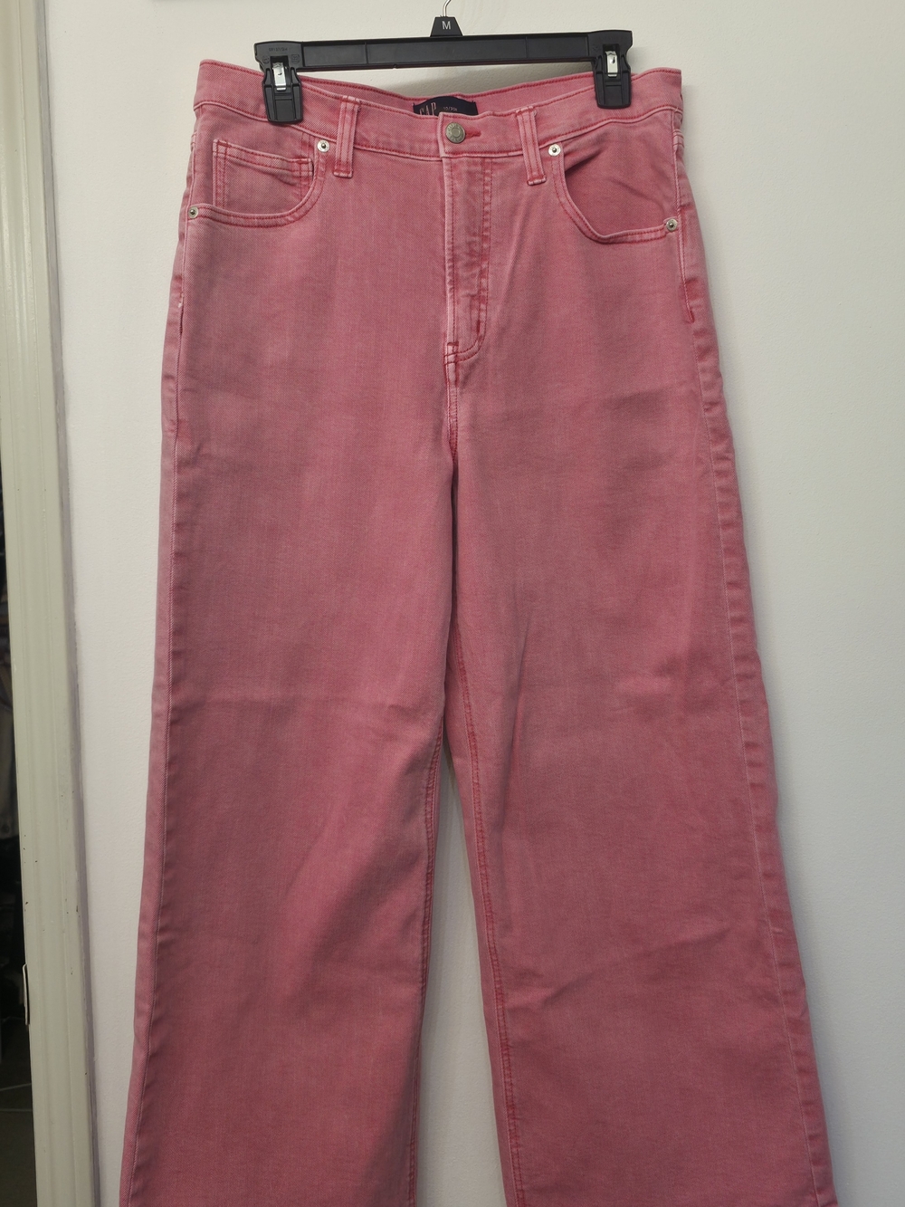 GAP Outlet Rose Pink Wide-Leg Jeans